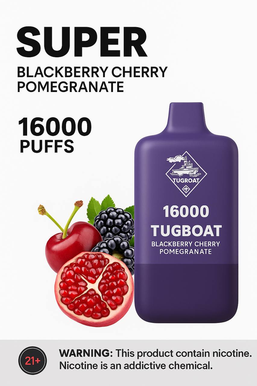 tugboat super 16000 puffs disposable pod in all uae tugboat super 16000 puffs disposable pod in all uae