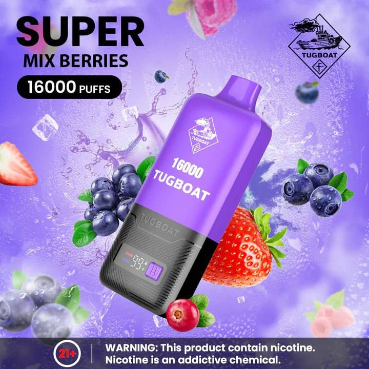 tugboat super 16000 puffs disposable pod in all uae tugboat super 16000 puffs disposable pod in all uae