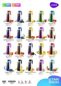 Home vozol star 20000 puffs 5% nicotine tropical blast in dubai and all uae